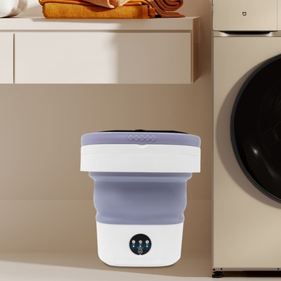 #ad 12L Portable Washing Machine 36W Mini Washer Foldable Travel Camping Small Washe $43.10