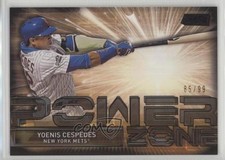 2017 Topps Stadium Club Power Zone Black 85/99 Yoenis Cespedes #PZ-YC 3c7