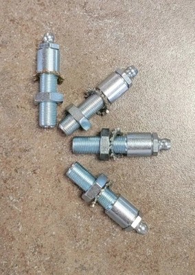 4er Set Rohrfettadapter mit 1/8 Bsp Schmiernippel, 5cm lang UK, UNF