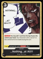 ...Nothing...at All!!! OP06-096 Wings of the Captain One Piece Near Mint