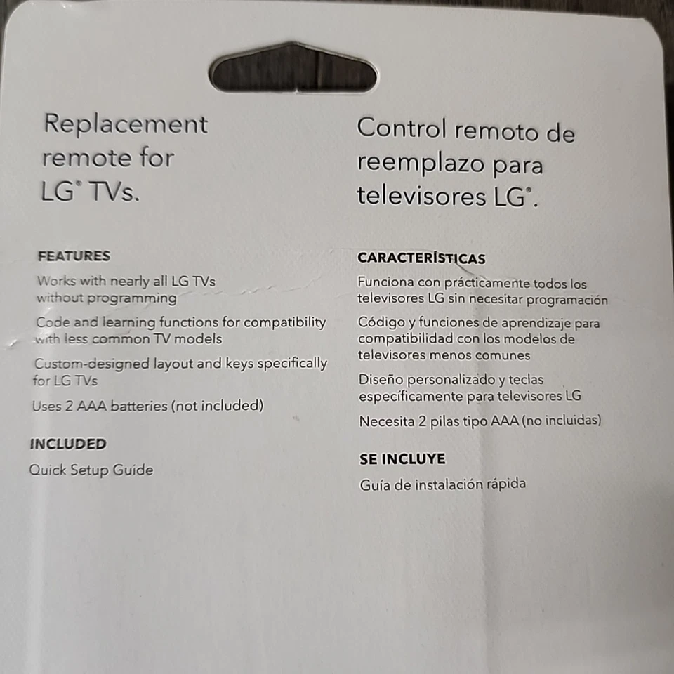 Genuine INSIGNIA NS-RMTLG17 Remote Control NEW - Image 4 of 4