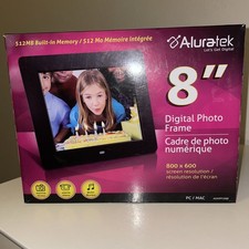 Aluratek ADMPF108F 8-inch Digital Picture Frame For Sharing Great Memories
