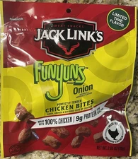 LIMITED EDITION Jack Links Funyuns Chicken Bites Jerky 2.65oz Lot of 2 Bags