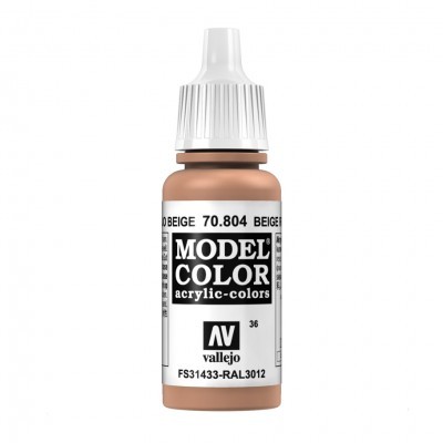 VJP70804 Acrylicos Vallejo Model Color: Matt: Beige Red (17 ml.)
