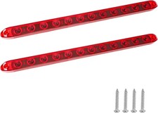Red Trailer Light Bar 17inch 12 Led Trailer Brake 17inch Trailer Light Bar
