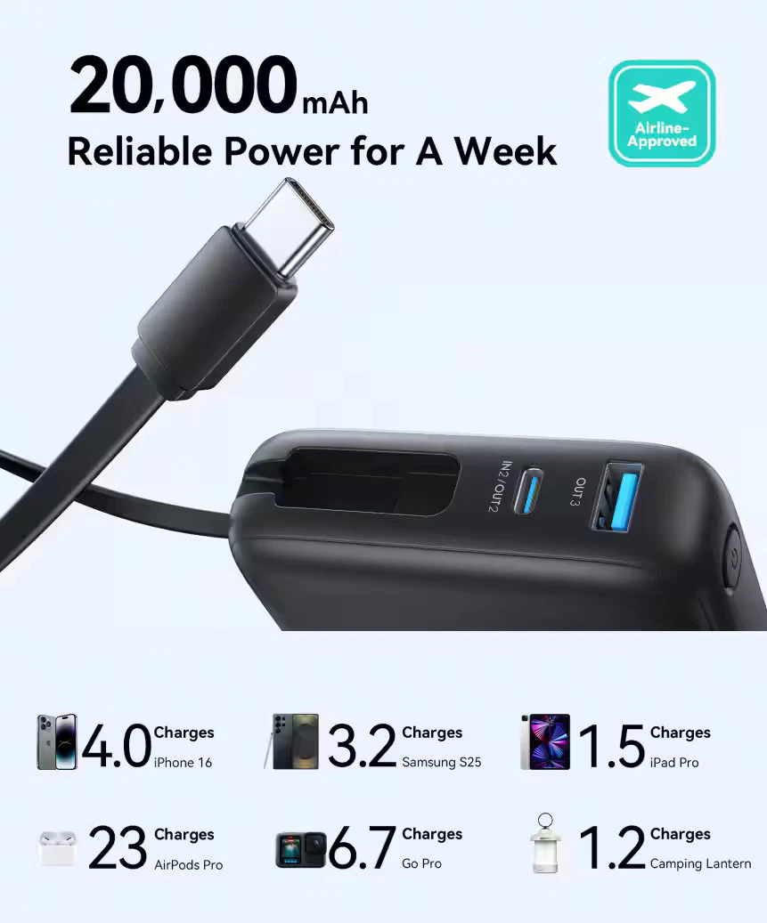 INIU Pocket Power Power Bank - Thumbnail 5