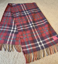 Sciarpa Joules junior tartan a quadri rosa viola bambina bambina