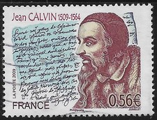FRANCE oblitéré 2009 Jean Calvin Y&T N° 4356