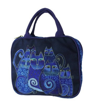 Laurel Burch Feline Friends Cosmetic Travel Tote