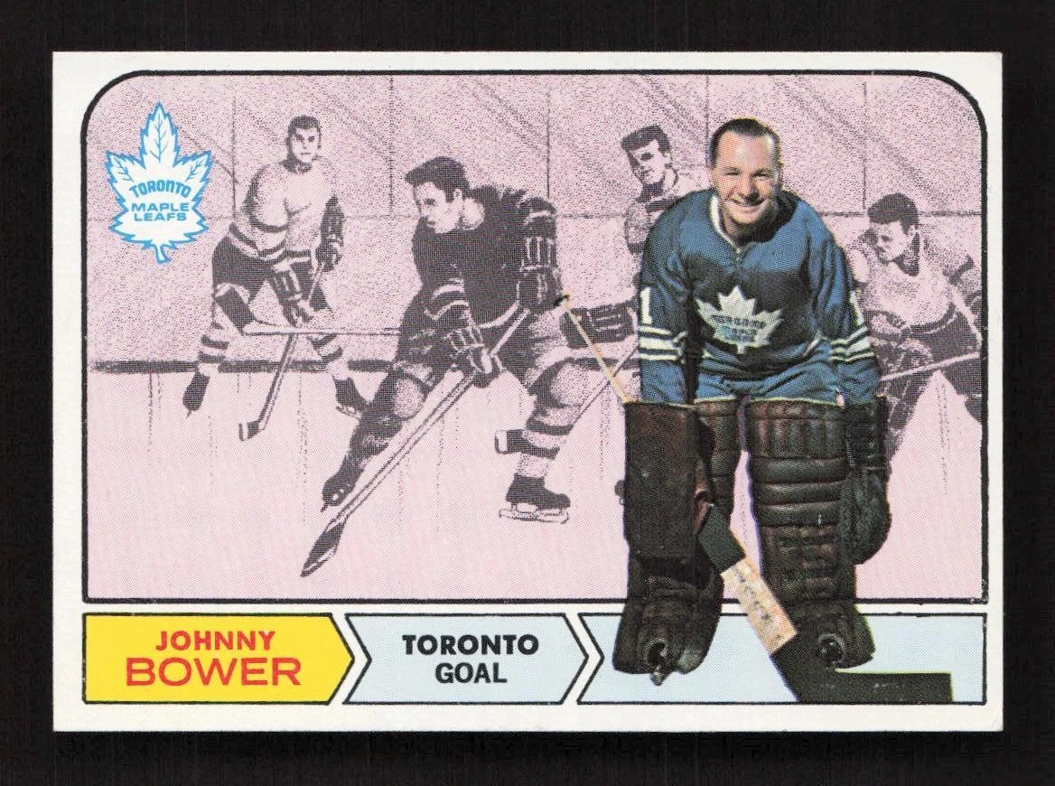 Johnny Bower 1968-69 Topps #122 Toronto Maple Leafs