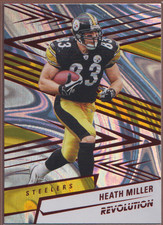 Heath Miller #20 2025 Panini Revolution Red Swirl-Steelers-0349