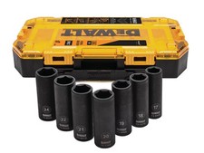Dewalt DT70905QZ McLaren 1/2in Drive Deep Impact Socket Set, 7 pc
