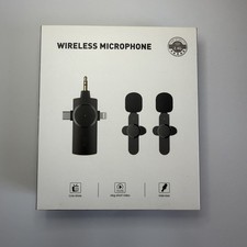 Wireless Microphone Mini Mic for iPhone/Android Phone, Lavalier ONLY 1 WORKING