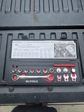 Bilitools Ratcheting Serpentine Belt Tool Set 15pc Metal 14 Blackred