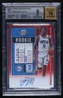 2020 Contenders Optic Ticket Red Prizm 74/149 Tyrese Maxey BGS 9 Rookie Auto RC