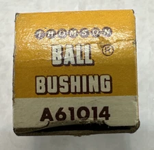 NEW - OPEN BOX - THOMSON A61014SS Closed Round Rail Ball Bushing Stainless Steel