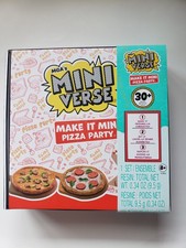 MGA's Miniverse Sunny Bros Pizza Party Food Make It Mini 30 Pieces Toy Set New