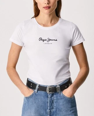 Pepe Jeans Nueva Virginia Retro Logo Camiseta Blanca - Imagen 1 de 3