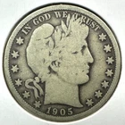 1905 50C Barber Half Dollar (89121)