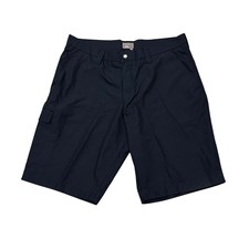 JLindeberg Mens Navy Blue Polyester Athletic Cargo Shorts Size 36 Golf Casual