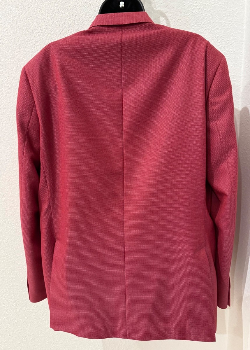 RIVIERA BY JACK VICTOR - COAST SPJ BLAZER Sports Jacket - 42R - Lipstick Pink View 4