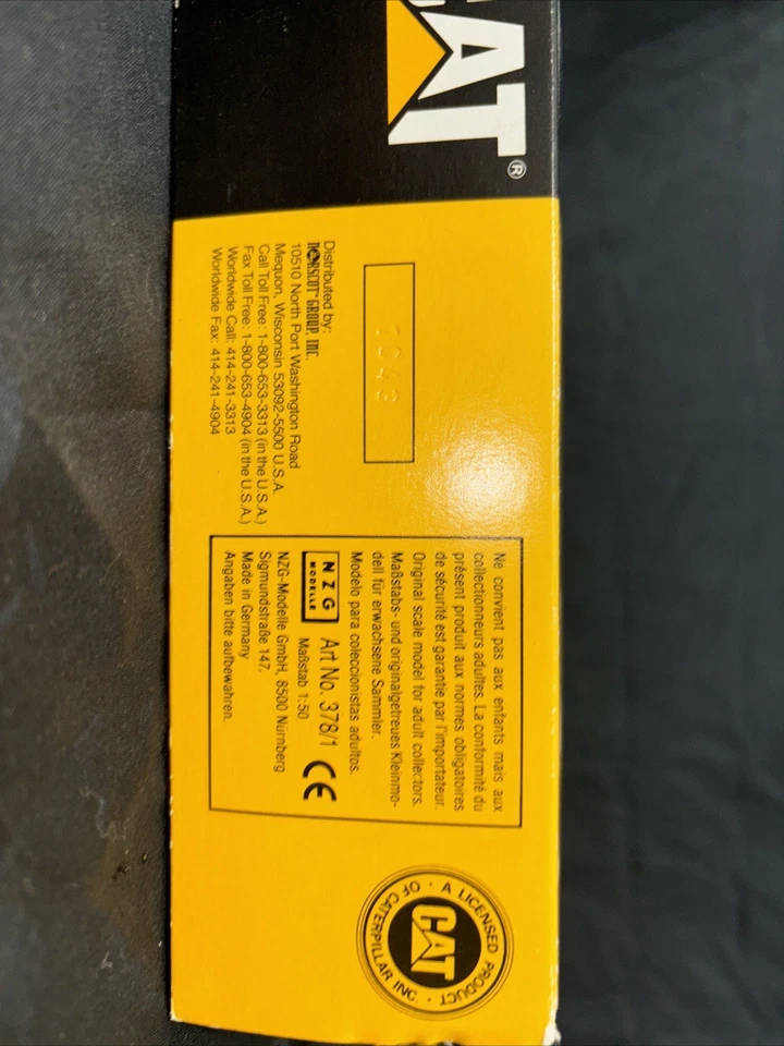 Retroexcavadora con martillo escala 1/50 428 NZG1043 excelente forma Foto 2 de 4