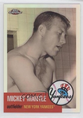 2007 Topps Chrome The Story Refractor 433/500 Mickey Mantle #MMS17 HOF s7f