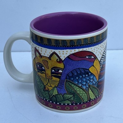 Laurel Burch 2004 Wine Things Sonoma Mythical Jungle Animals Kaffeebecher 2004