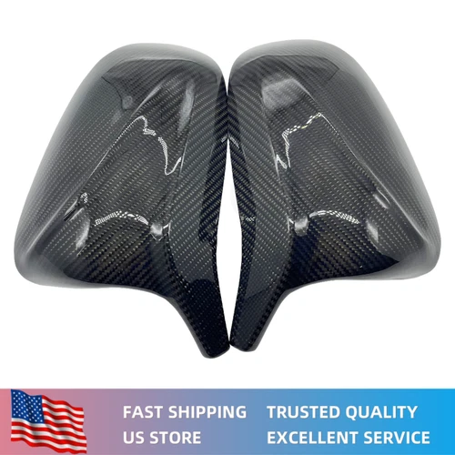 Carbon Fiber Style Rearview Mirror Covers Fits For BMW X3-X6 X7 G01-G03 G05 G06
