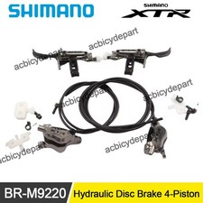 NEW Shimano XTR M9220 Hydraulic Disc Brake 4-Piston for MTB Bike Brake 1 Pair
