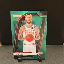 LONZO BALL GREEN PRIZM 2024-25 PANINI PRIZM #75 BULLS