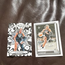 A'ja Wilson Las Vegas Aces 2025 Donruss My House Insert & Base 2-Card Lot