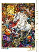 Calvendo Puzzle Unicorn Running On A Colorful Flower Meadow | 1000 Pieces, Finis