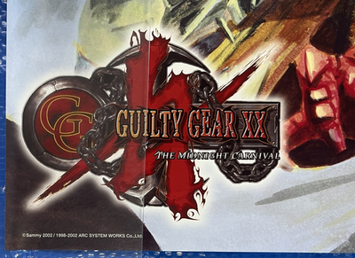 GUILTY GEAR XX Promotional Poster Game Japan | eBay