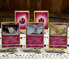 Fairy Pokémon TCG Clefairy 38/68 Granbull 91/149 Flabebe 150/236 Energy Cards