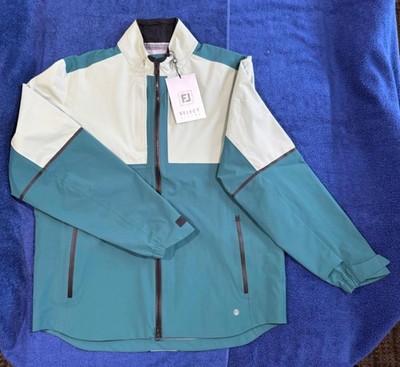 FOOTJOY DRYJOYS SELECT LX RAIN JACKET, MENS LARGE, GREEN (T-520) NEW! MAKE OFFER