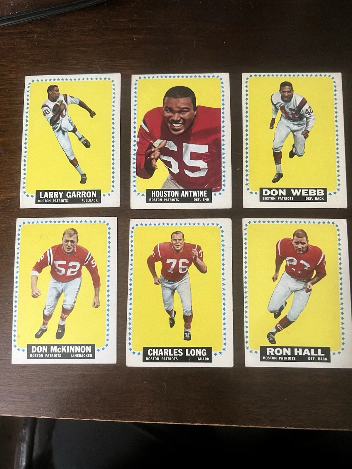 1964 Topps AFL Set Break Larry Garron Boston Patriots Card #10 EXMT/NRMT
