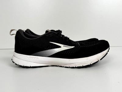 Brooks Revel 4 Laufschuhe Herren UK 8,5 Medium (D) Schwarz Turnschuhe Sneaker