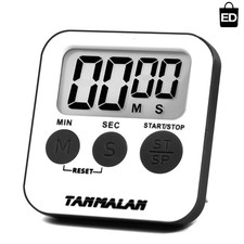 Versatile Countdown and Counting Up Timer for Classroom and Cooking - Gray