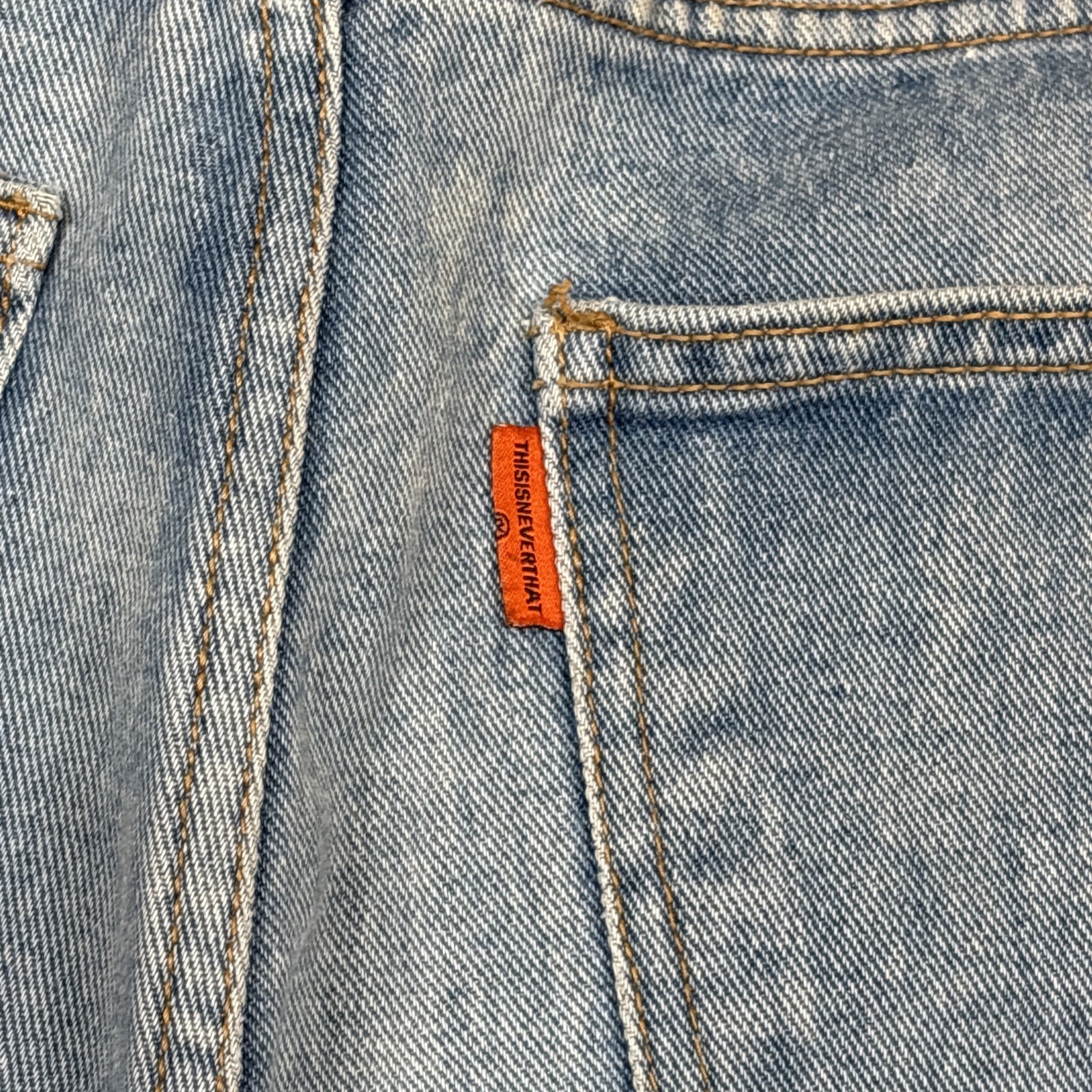 THISISNEVERTHAT Men's Denim Jeans Size Medium 31 X 32 - View 16