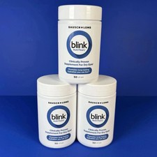 Blink NutriTears Supplement for Dry Eyes   Clinically Proven 3 pack, 50 Softgels