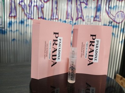 2x Prada Paradoxe Virtual Flower EDP Sample Perfume Sampler Vial 1.2 ml