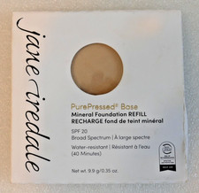 Jane Iredale Pure Pressed Base Mineral Foundation Refill Satin New Stained Box