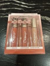 Cherimoya Jelly Lip Gloss Trio High Shine Light Vanilla Flavored- New