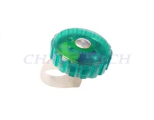 New MTB BMX City Kids Bicycle Bike Plastic Twist Bell Clear Blue