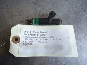 Einspritzventil Ford Fiesta 5 98MFBB 1.25i 16V 55kW FUJA. FUJB 76513