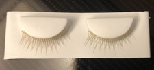 WEE 3 PAULA Upper 3/4" x 1/4" BLONDE Multi Length Spikey Doll Eye Lashes NOS