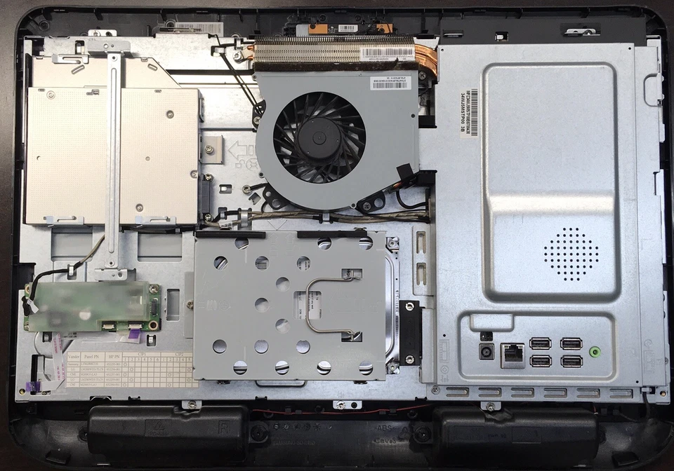 HP Omni 120-1050xt 20" All in One i3-2120 6GB 500GB HDD Boot/BIOS No OS H2851 - Image 4 of 4