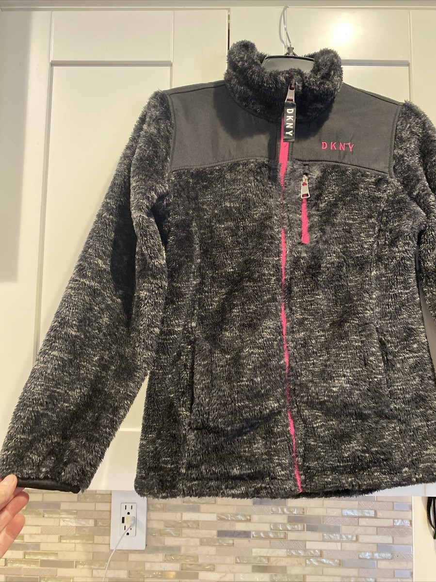 dkny sport fleece jacket