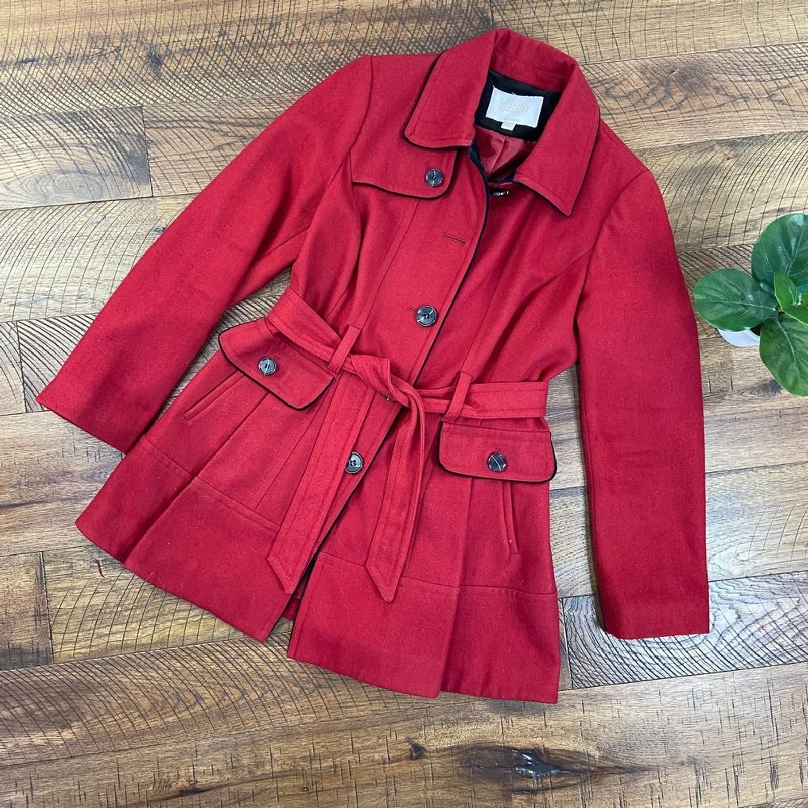 Womens Coats Laundry By Shelli Segal Red Coat Laundry By Shelli